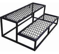 Лестница УЛИЧНЫЕ ЛЕСТНИЦЫ Сота 2 ступени, ширина 120 см SOTA-2-120