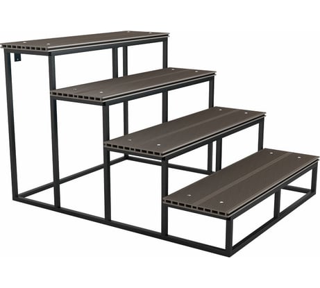 Лестница УЛИЧНЫЕ ЛЕСТНИЦЫ Дача 4 ступени, ширина 150 см DACHA-4-150