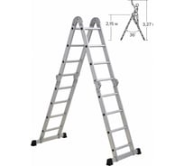 Лестница-стремянка BlackWeld трансформер 4×4, 4.55 м 150289