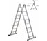 Лестница-стремянка BlackWeld трансформер 4×4, 4.55 м 150289 1