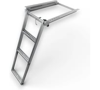 Лестница для фургона ТехноАгрегат, 3 ступени телескопическая ЛВ-Про-3ст-600-телескоп С3