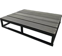 Лестница-крыльцо к дому ТехноАгрегат, 1 ступень, 960×750 мм (каркас+доски) ЛК-1ст-покрас С3