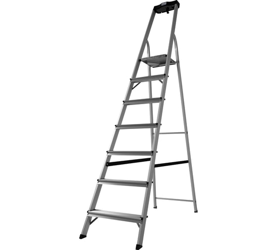 Анодированная стремянка Krause SAFIRA 7 ступ 119759