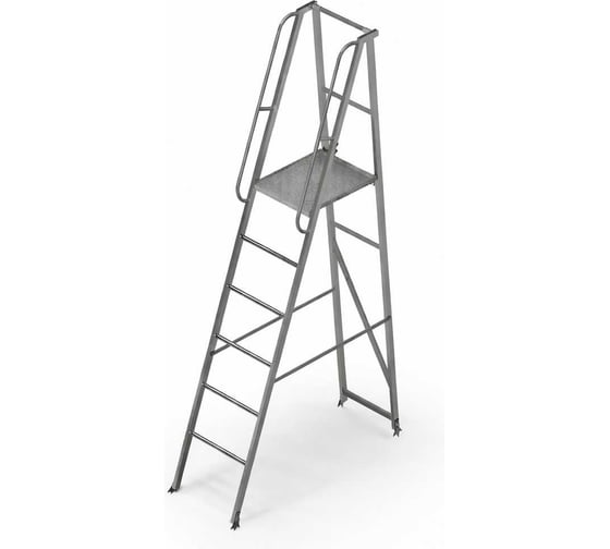 Лестница-платформа фиксированной высоты ООО "НТЦ ЗАЩИТНЫХ ПОКРЫТИЙ" ЛПФВА-1 с шипами-2 101021