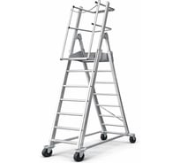 Телеспокопическая лестница-платформа с калиткой ООО "НТЦ ЗАЩИТНЫХ ПОКРЫТИЙ" (ТЛП-К) 2,1-3,7 101015