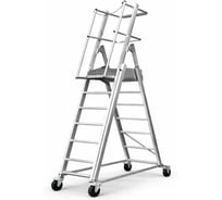 Телеспокопическая лестница-платформа с калиткой ООО "НТЦ ЗАЩИТНЫХ ПОКРЫТИЙ" (ТЛП-К) 1,5-2,5 101013