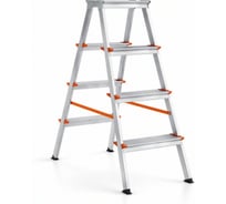 Стремянка алюминиевая Эйфель Библио 130 - 204 ВАРИАНТ