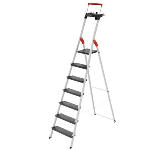 Алюминиевая стремянка HailoL100 TopLine 7 ступеней 8050707