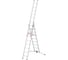 Трехсекционная лестница Hailo S100 ProfiLOT 2х9+1х8 9309507 4