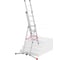 Трехсекционная лестница Hailo S100 ProfiLOT ступени 2х6+1х5 9306507 2