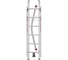 Трехсекционная лестница Hailo S100 ProfiLOT ступени 2х6+1х5 9306507 3