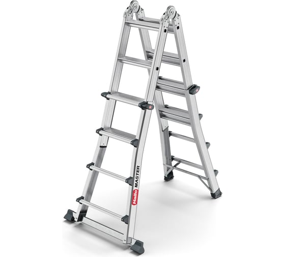 Стремянка телескопическая Hailo M100 4x5 ступени 7540407