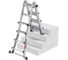 Стремянка телескопическая Hailo M100, 4×4 ступени 7540407 2