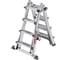 Стремянка телескопическая Hailo M100, 4×4 ступени 7540407 3