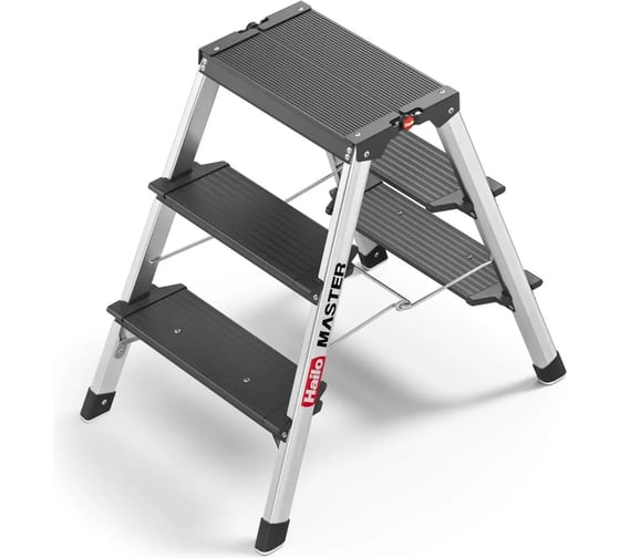 Стремянка Hailo Master D70 2х3 ступени 10000126