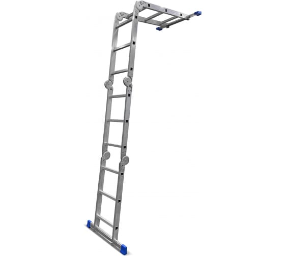 Алюминиевая лестница-трансформер LadderBel 4 секции по 3 ступени LT433PROF 2