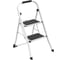 Стремянка Zalger  SCALA 2 шир.ступ. с ковриком, сталь, белая, арт. 100-2 2