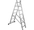 Лестница двухсекционная Gigant L-02 L-150-2x7 4