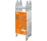 Алюминиевая лестница-трансформер TDM ELECTRIC ЛТА4x5 высота 540/260/142 см SQ1028-0305 2