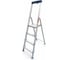 Стремянка комбинированная LadderBel сталь/алюминий, 4 ступени, с органайзером STR-ST-4T 1