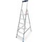 Стремянка комбинированная LadderBel сталь/алюминий, 6 ступеней, с органайзером STR-ST-6T 1