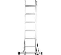 Лестница РемоКолор двухсекционная, универсальная, алюминиевая, 6 ступеней, 63-2-006