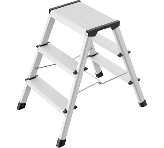 Стремянка алюминиевая Hailo D60 StandardLine 2х3 ступени 4443701