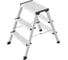 Стремянка алюминиевая Hailo D60 StandardLine 2х3 ступени 4443701 1
