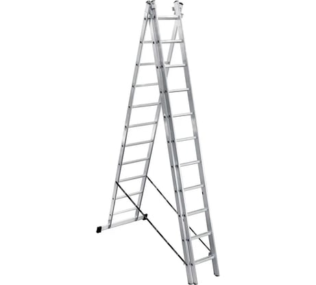 Лестница алюминиевая трехсекционная LWI 3х11 LWI3x11