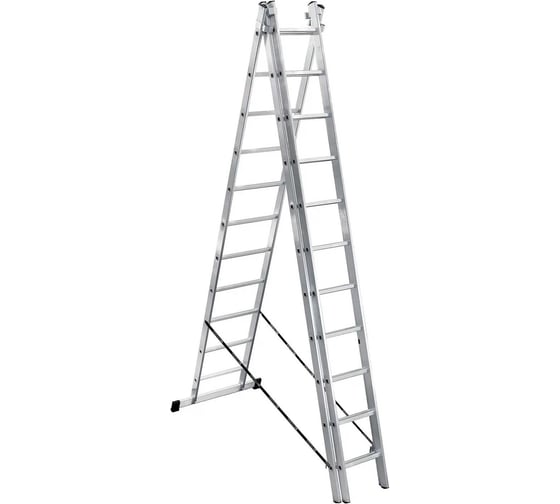 Лестница алюминиевая трехсекционная LWI 3х11 LWI3x11