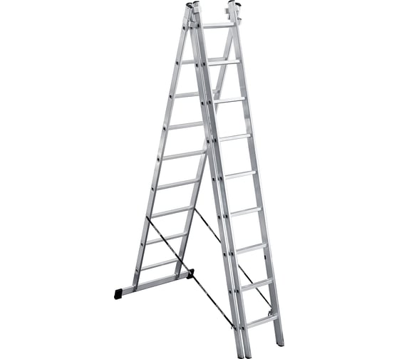 Лестница алюминиевая трехсекционная LWI 3х9 LWI3x9