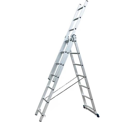 Лестница алюминиевая трехсекционная LWI 3х7 LWI3x7