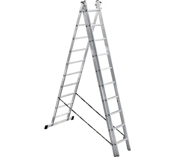 Лестница алюминиевая трехсекционная LWI 3х10 LWI3x10