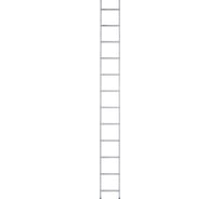 Приставная алюминиевая лестница 12 ступеней Капитан 70112