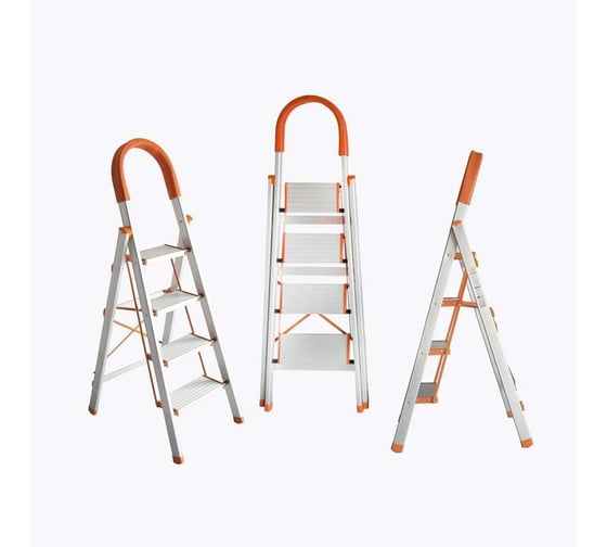 Стремянка алюминиевая MFK-TORG 4 ступени LLDA-4
