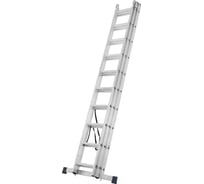 Трехсекционная алюминиевая лестница TUNDRA 10 ступеней 7533888