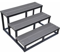 Приставная лестница УЛИЧНЫЕ ЛЕСТНИЦЫ Медиум 3 ступени, 51x100x91 см MP-MDM-3