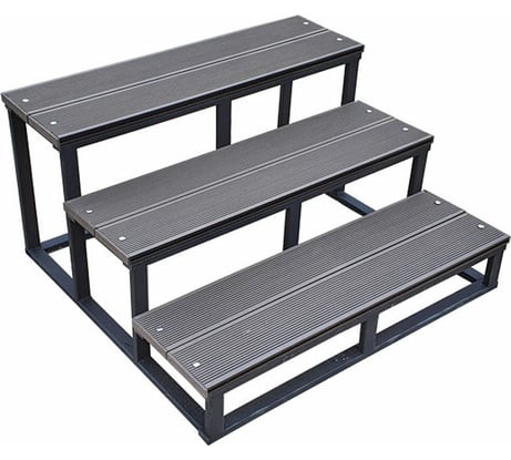 Приставная лестница УЛИЧНЫЕ ЛЕСТНИЦЫ Медиум 3 ступени, 51x100x91 см MP-MDM-3