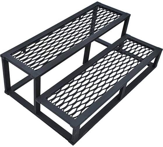 Лестница УЛИЧНЫЕ ЛЕСТНИЦЫ Медиум 2 ступени, из ПВЛ, 34x100x61 см UL-MDM-2-PVL 1