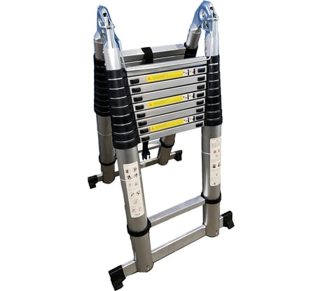 Телескопическая лестница-стремянка SevenBerg QH 2x10 - 8 м