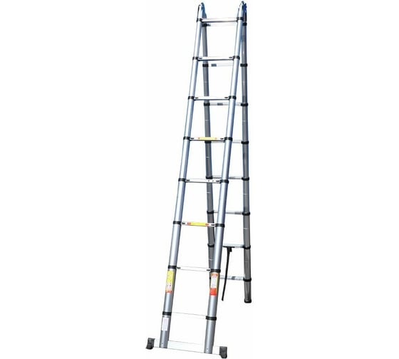Телескопическая стремянка SevenBerg QH 2x10 - 8 м.