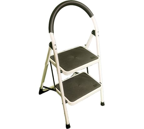Стремянка с 2-мя широкими ступенями SevenBerg Prima Lux белая 4687202292479