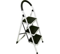 Стремянка с 3-мя широкими ступенями SevenBerg Prima Lux белая 4687202292486