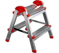 Двухсторонняя стальная стремянка Perilla YARUS 2 ступени 122402