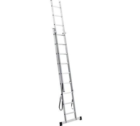 Алюминиевая 2-секционная лестница UFUK 2х9 ступеней 411209