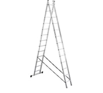 Алюминиевая 2-секционная лестница UFUK 2х13 ступеней 411213