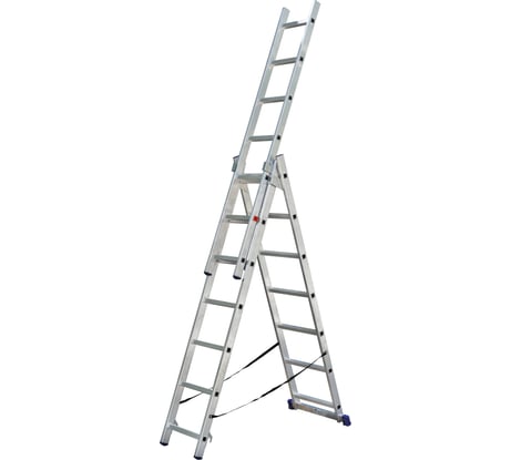 Трёхсекционная алюминиевая лестница SMARTY 3x7 SN011-307