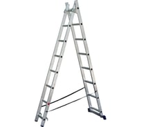 Двухсекционная алюминиевая лестница SMARTY 2x8 SN011-208