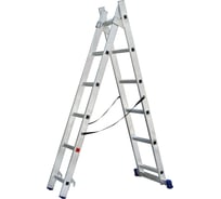Двухсекционная алюминиевая лестница SMARTY 2x6 SN011-206