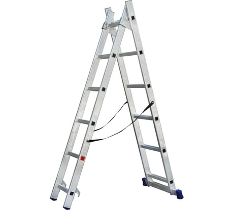 Двухсекционная алюминиевая лестница SMARTY 2x6 SN011-206
